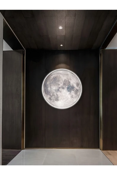 Gökyüzü Panel Yeni-trend Ürün Moon Led Aplik,30cm - 6