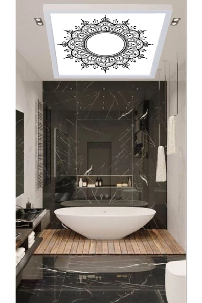 Gökyüzü Panel Modern Banyo Avize Desinist Led Tavana Model Avize
