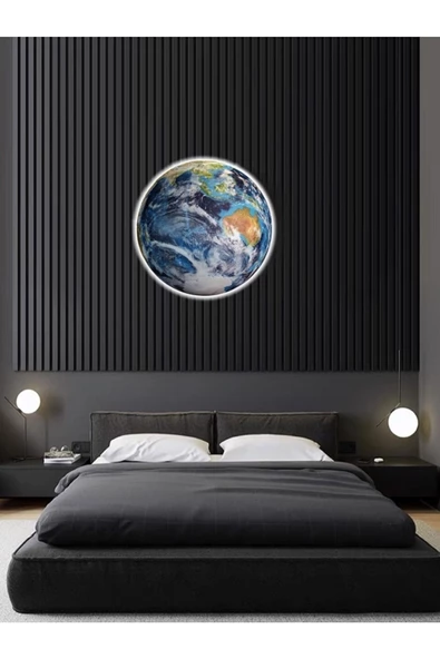 Gökyüzü Panel Led Aplik 30cm Çap Led 25wat - 4