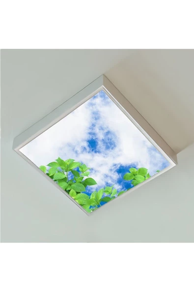 Gökyüzü Panel Yeni Nesil 54 Watt-kare 60x60 -led Yatak Odası Tasarım Aydınlatma-tavana Yapışık-kolay Montaj Avize - 2