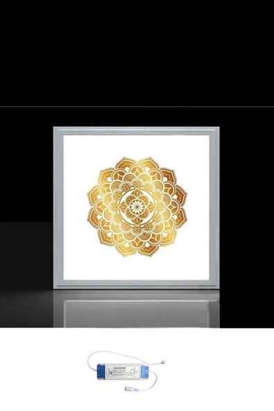Gökyüzü Panel Nihan-salon Led Aydınlatma Avize- 54w Yeni Tasarım 60x60 -beyaz Işık-tavan Lambası - 2