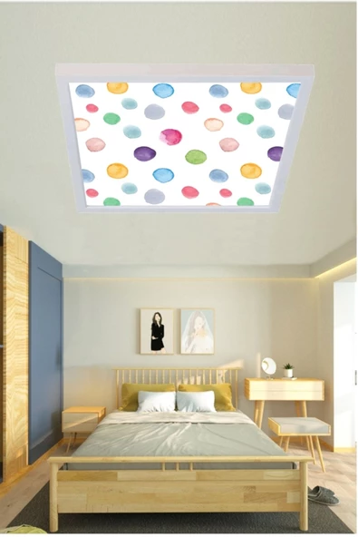 Gökyüzü Panel Homojen Işık Led Panel Aydınlatma 54w Avize 60cmx60cm - 4