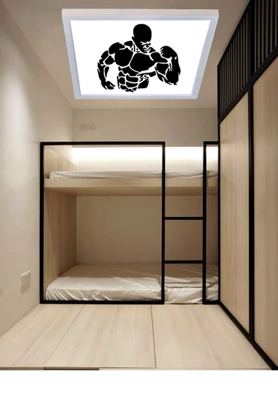 Gökyüzü Panel Bodyguard Tasarım Ledli Avize- Spor Avize Model-54w-60x60-trend Aydınlatma