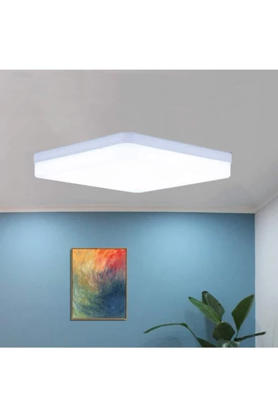 Gökyüzü Panel Salon Avize 25watt-30cm X 30cm Lüks Led Aydınlatma, Avize Modelleri, Oturma Odası Avize (yeni) - 6
