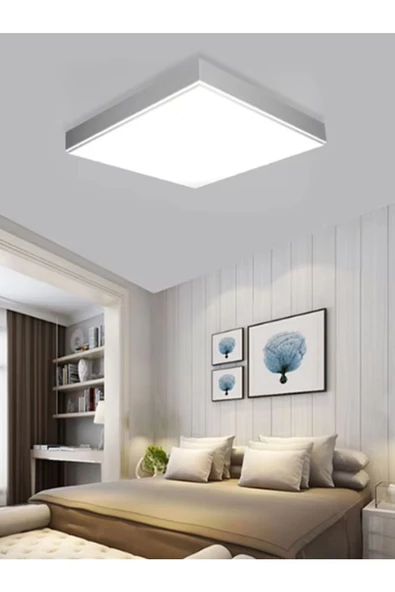 Gökyüzü Panel 60x60 Led Panel, Sıva üstü, 60 watt, led armatür, kendinden kasalı, 6400 K, Beyaz Işık, Tavana Model - 4