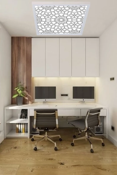 Gökyüzü Panel Home Desing 54w Led Avize 60cm X 60cm