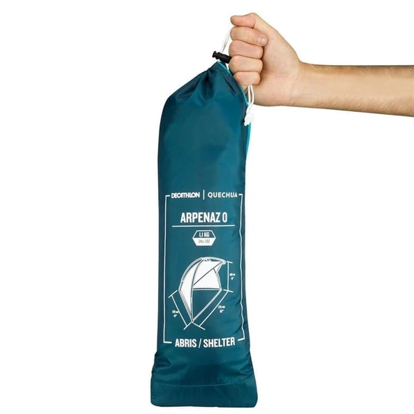 Quechua Arpenaz 0 Compact 1 Yetişkin / 2 Çocuk Mavi Kamp Gölgeliği - 2