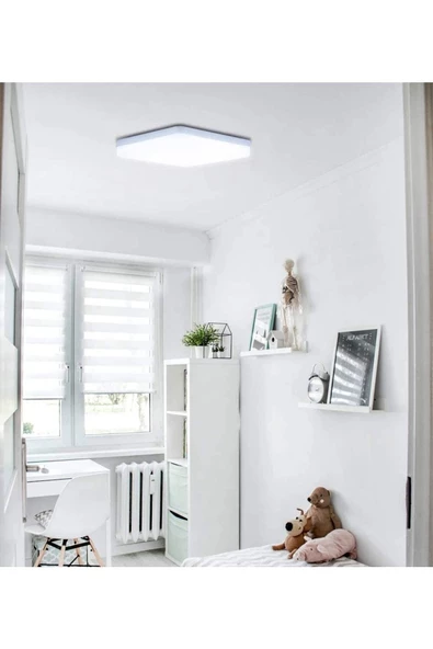 Gökyüzü Panel Lüks Yatak Odası Avize 25watt-30cm X 30cm Lüks Led Aydınlatma, Yatak Odası Avize, Avize Modelleri - 5