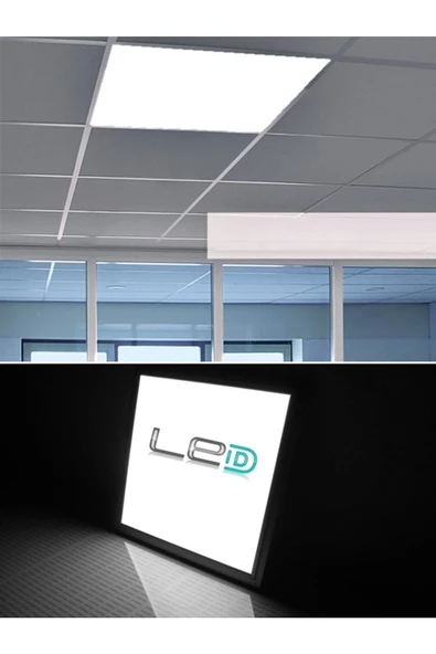 Gökyüzü Panel 60cm X60cm Sıva Altı Led Panel, Taş Yünü Asma Tavan Led Panel, Beyaz Işık, Kare Backlight Led Panel - 3