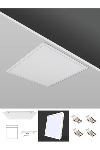 Gökyüzü Panel Tavana Gömme Led Armatur, Alçıpen Tavan 60x60 Led Panel, Sıva Üstü 54watt Beyaz Işık 6500k, 45watt - 4