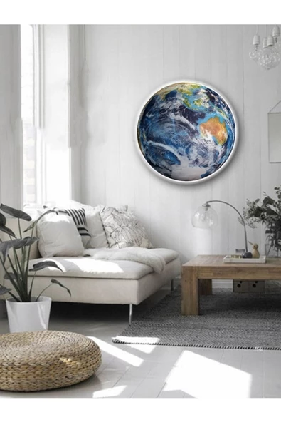 Gökyüzü Panel World, Led Aplik,30cm Çap Led 25watt, Modern duvar Aplik Led, Yatak Odası Aplik Yatak Başı Aplik New - 3