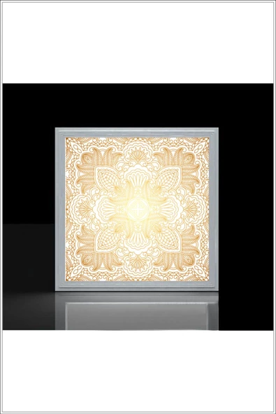 Gökyüzü Panel Klas Desenli Modern Led Aydınlatma 54w Led Dijital Baskılı Tavan Armatürü - 6