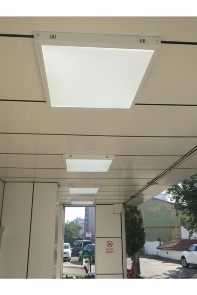 Gökyüzü Panel 60x60 Sıva Üstü 45 Watt Led Panel, Beyaz Işık 6500k- Beyaz Çerçeve, Homojen Aydınlatma, 60cm X 60cm - 6
