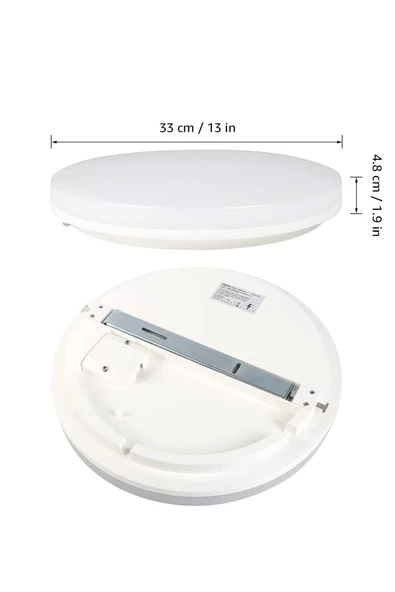 Gökyüzü Panel Mutfak Lüks Yuvarlak Avize 25watt-30cm X 30cm Lüks Led Aydınlatma, Lüks Yuvarlak Mutfak Avize - 5