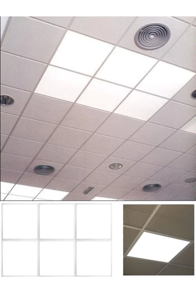 Gökyüzü Panel Yeni Moda Tavan Aydınlatma,6lı Led Panel,t24 Asma Tavanlar Için Gurup Led Aydınlatma Panelleri,60x60