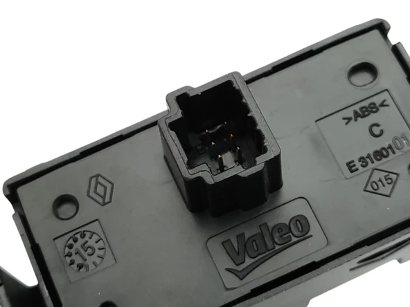 Dörtlü Flaşör Kapı Kilit Tuşu - Renault Trafic 3  252100622R - Resim 4