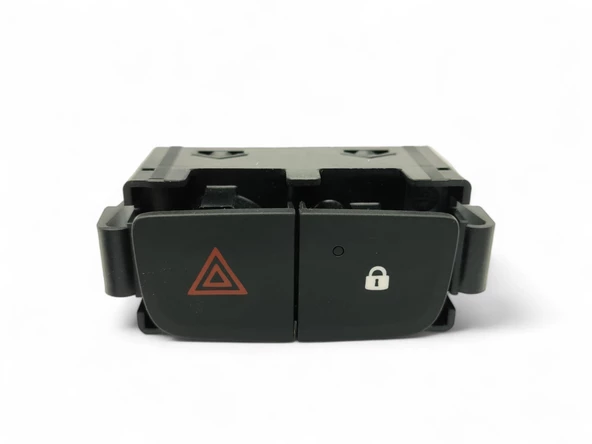 Dörtlü Flaşör Kapı Kilit Tuşu - Renault Trafic 3  252100622R - Resim 3