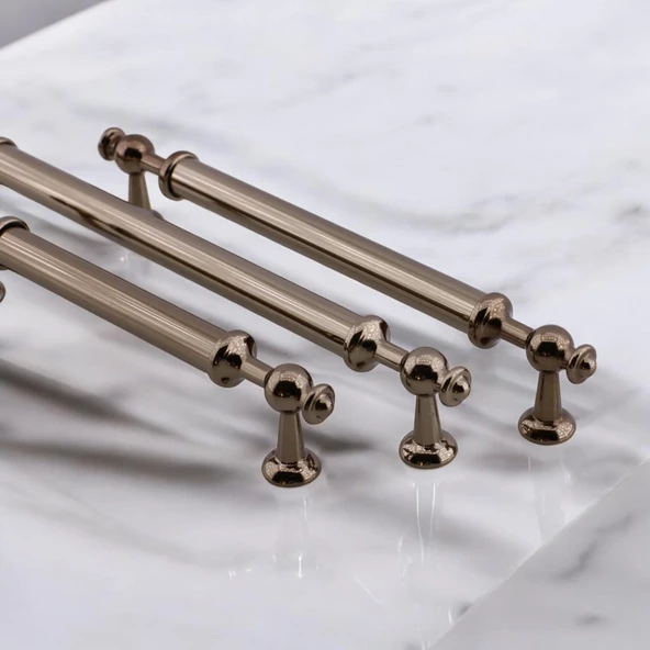 Nesil Bronz Metal Kulp 160 mm- 16 cm Mobilya Çekmece Mutfak Dolabı Dolap Kulpları Kulbu Kulpu - 7