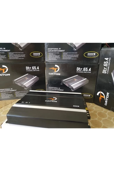DATOR Dtr.65.4 Model 3000 W 4 Kanak 4x65 Rms Anfi - 3