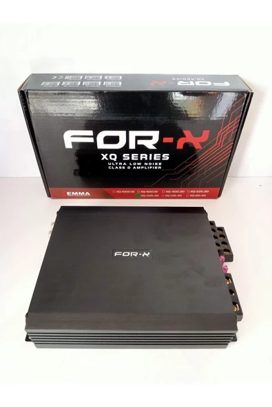 FORX5  Amfi + For-x Çakmak - For-x XQ-225.4D 4 Kanal Ses ve Bass Anfisi