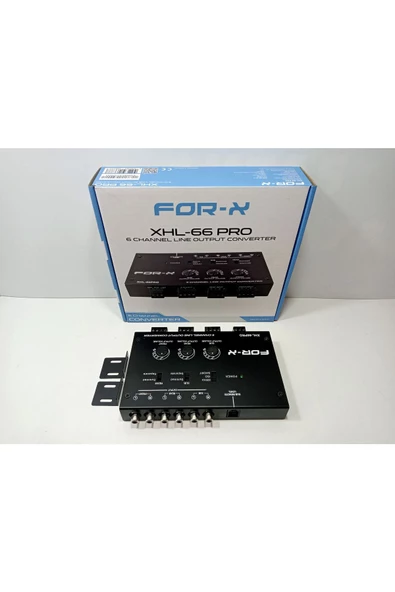 FORX5  6 Kanal Deck Çevirici – For-x XHL-66PRO 6 Kanal Amfi Dönüştürücü – Teybe Amfi Aparatı