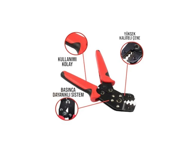 Pabuç Sıkma Pensesi Sn-48b 0,5-1,5mm2 AWG: 26-16 - Resim 3