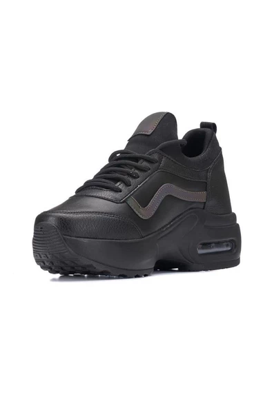Flet 121-24 Deri Fashion Anatomik Kadın Sneaker