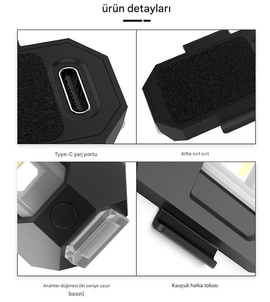 QASUL 2 Adet  Mini Led Lamba Çakarlı 7 Renk Flaşlı  Gece Güvenliği İçin Çarpışma Önleyici Aydınlatma Motosiklet Drone Bisiklet Otomotiv - 6