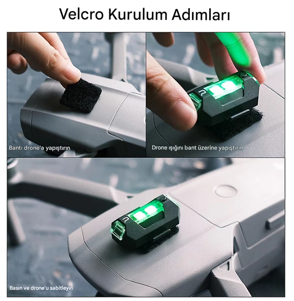 QASUL 2 Adet  Mini Led Lamba Çakarlı 7 Renk Flaşlı  Gece Güvenliği İçin Çarpışma Önleyici Aydınlatma Motosiklet Drone Bisiklet Otomotiv - 5