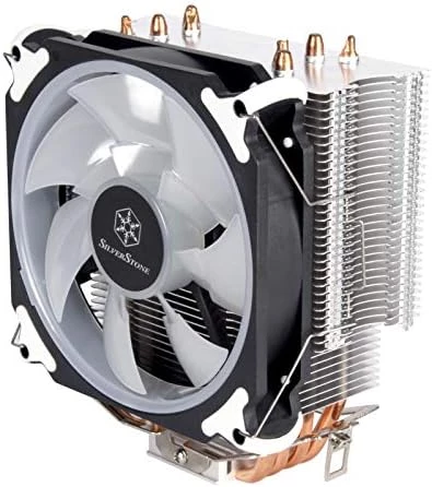SilverStone AR12-RGB Intel & AMD Uyumlu, 4pin RGB PWM Fanlı, Kule Tipi İşlemci Soğutucu (SST-AR12-RGB) - 3