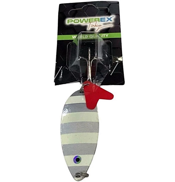 Powerex Clio 27 gr. 6,5 cm. 5567 Glow Metal Kaşık Sahte Yem Turna Kaşığı Glow ürün görseli