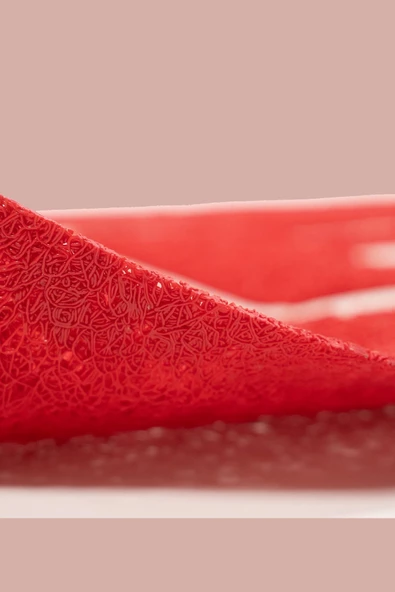 Valerine Life Kıvırcık Kırmızı Eczane Welcome Hoş Geldiniz İş Yeri Kapı Önü Paspası 60x80cm - Resim 4