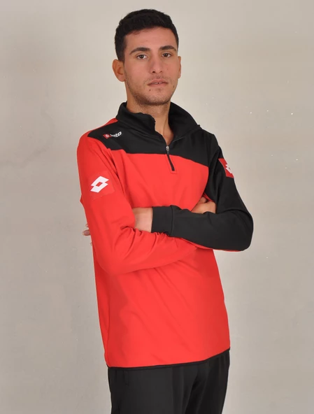 Lotto Solista II Hz PL  Kırmızı-Siyah Jonior Eşofman Takımı R2235 - Resim 3