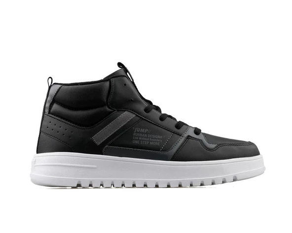 JUMP 27430 SİYAH BEYAZ COMFORT CASUAL ANATOMİK BOGAZLI SPOR AYAKKABISI - 2