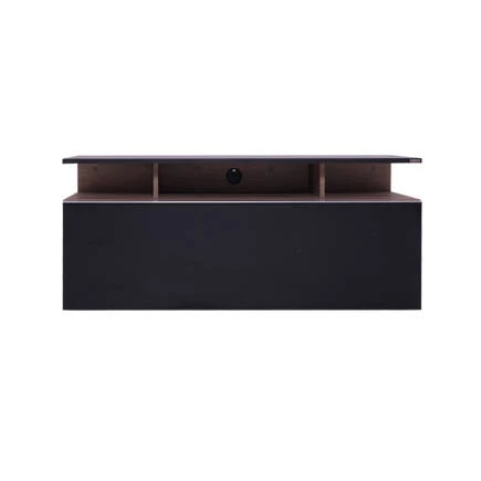 Vision Çekmeceli Tv Sehpası - Açık Ceviz (Tori)-Siyah 117x48x40 cm - 2