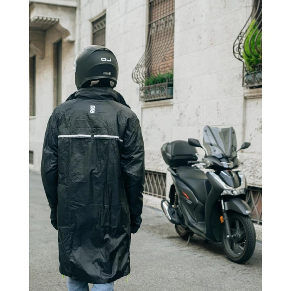 OJ COMPACT OVER PARKA YAĞMURLUK SİYAH L - 5