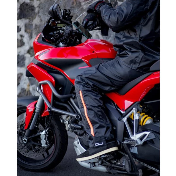 OJ SYSTEM SET SİYAH ALT-ÜST TAKIM YAĞMURLUK 2XL - Resim 4