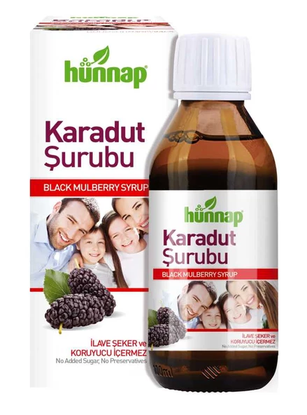 Hünnap Karadut Şurubu 50ML