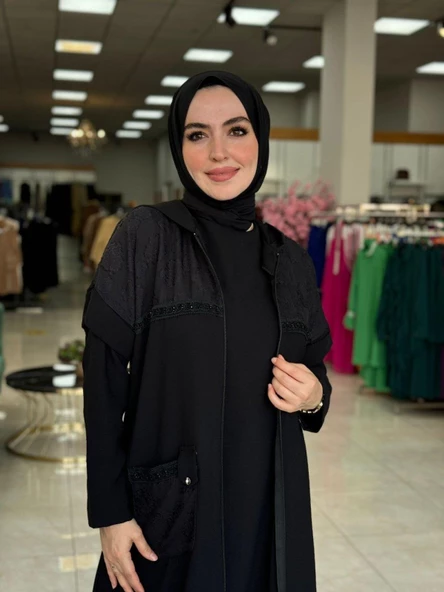 Beyza Üçlü Takım Siyah - 3