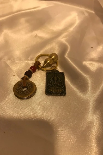 Feng Shui Wu Lou Kabak İyi Şanslar Çin Parası Servet Anahtarlık Araba Süs Azim 12 Çin Burçları - 3