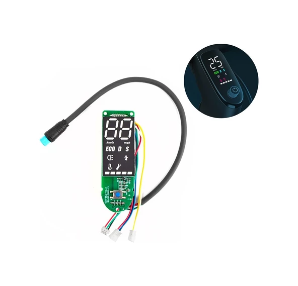 Ninebot F30 / F40 Elektrikli Scooter Ölçer Yedek Parça İçin Dijital Ekran Ölçer - 2