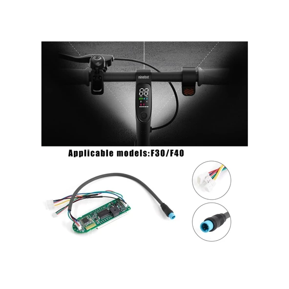 Ninebot F30 / F40 Elektrikli Scooter Ölçer Yedek Parça İçin Dijital Ekran Ölçer - 3