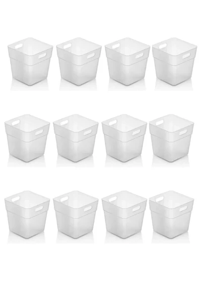 12 Li Buzdolabı İçi Mini Düzenleyici Kutu Organizer - Buzdolabı Kapak Düzenleyici - 4