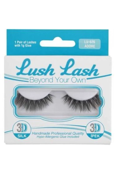 LUSH LASH 3D İPEK KİRPİK ADORE - LU-626