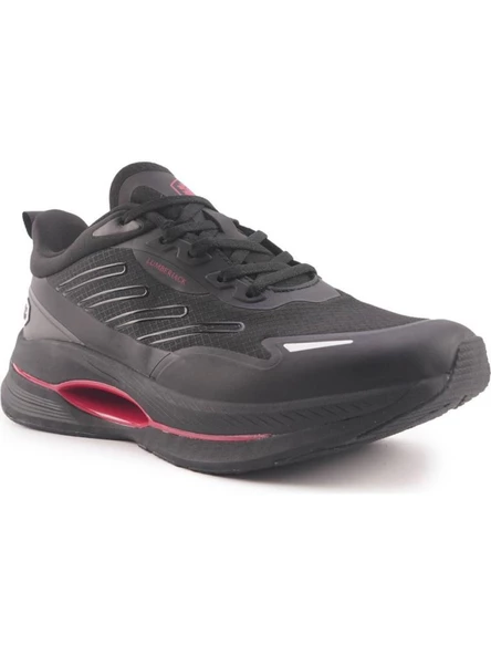 LUMBERJACK YAMAHA 4PR SİYAH KIRMIZI COMFORT CASUAL ANATOMİK SPOR AYAKKABI - 3
