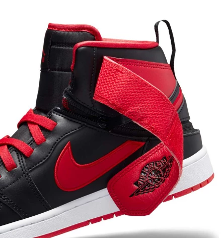 NIKE Air Jordan 1 High Flyease SİYAH - KIRMIZI ERKEK SPOR AYAKKABI E-132 CQ3835060 - 3