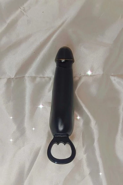 Şişe Açacak Pen is Objeli Büyük Boy Metal Krom Kaplama Arap Siyah Bira Gazoz Açacağı - 4