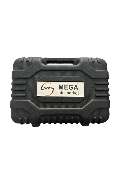 Araç Oto Lastik Şişirme Kompresörü Pompası Çift Pistonlu Kutulu - 4