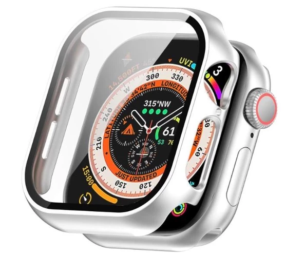 Apple Watch Series 10 ile Uyumlu 46 mm Ekran Koruyucu Kılıf Şeffaf - 3
