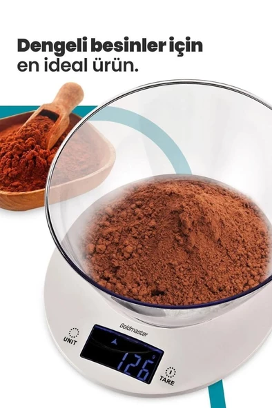 Goldmaster Menekşe Elektronik Mutfak Terazisi GM-7124T - 3